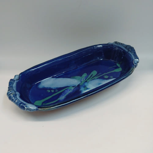 #220142 Baking Dish Cobalt $22 at Hunter Wolff Gallery